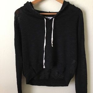 Hollister XS/S Cropped and Hooded Sweater